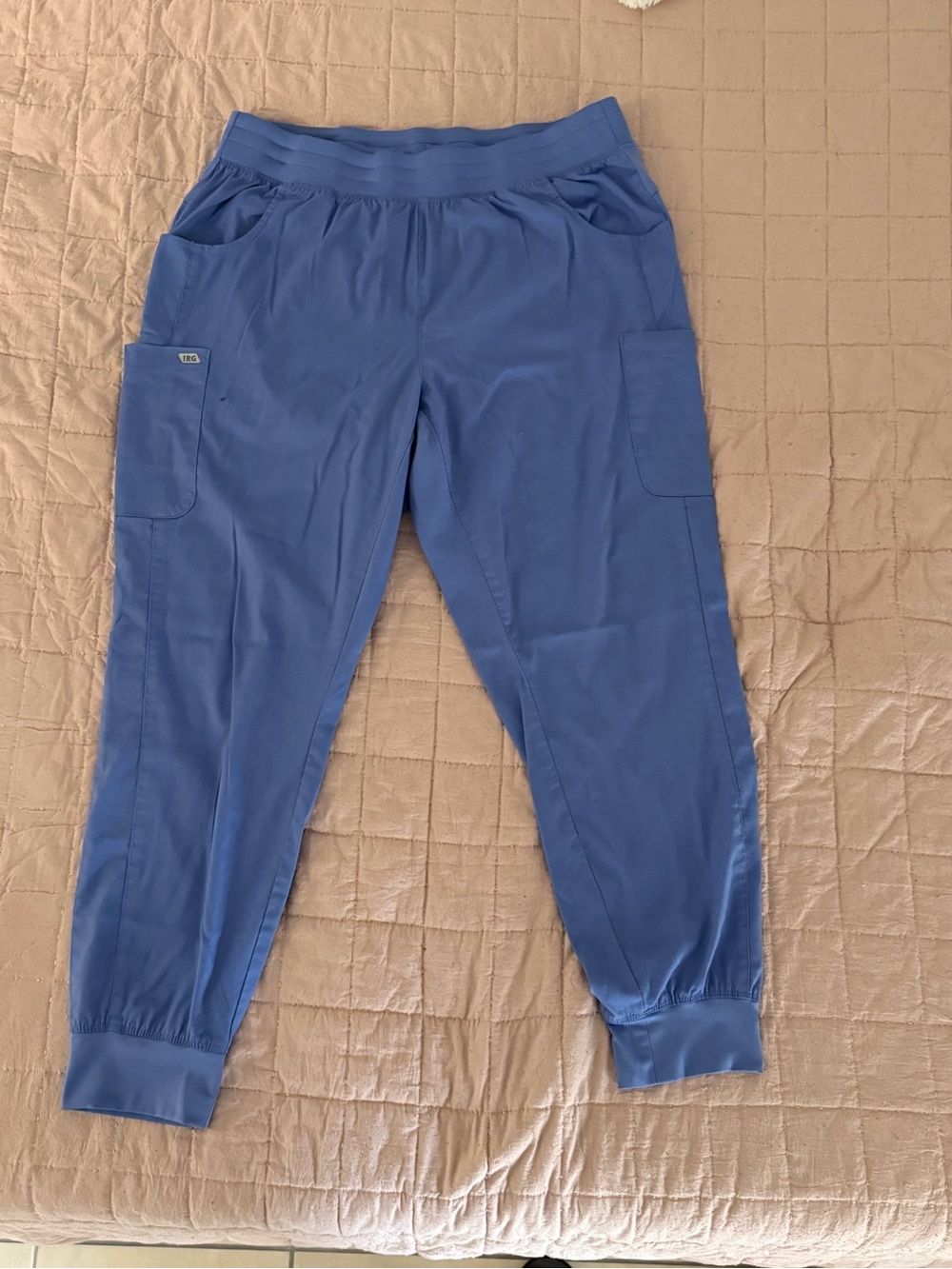Women's Blue Jogger Scrub Pants